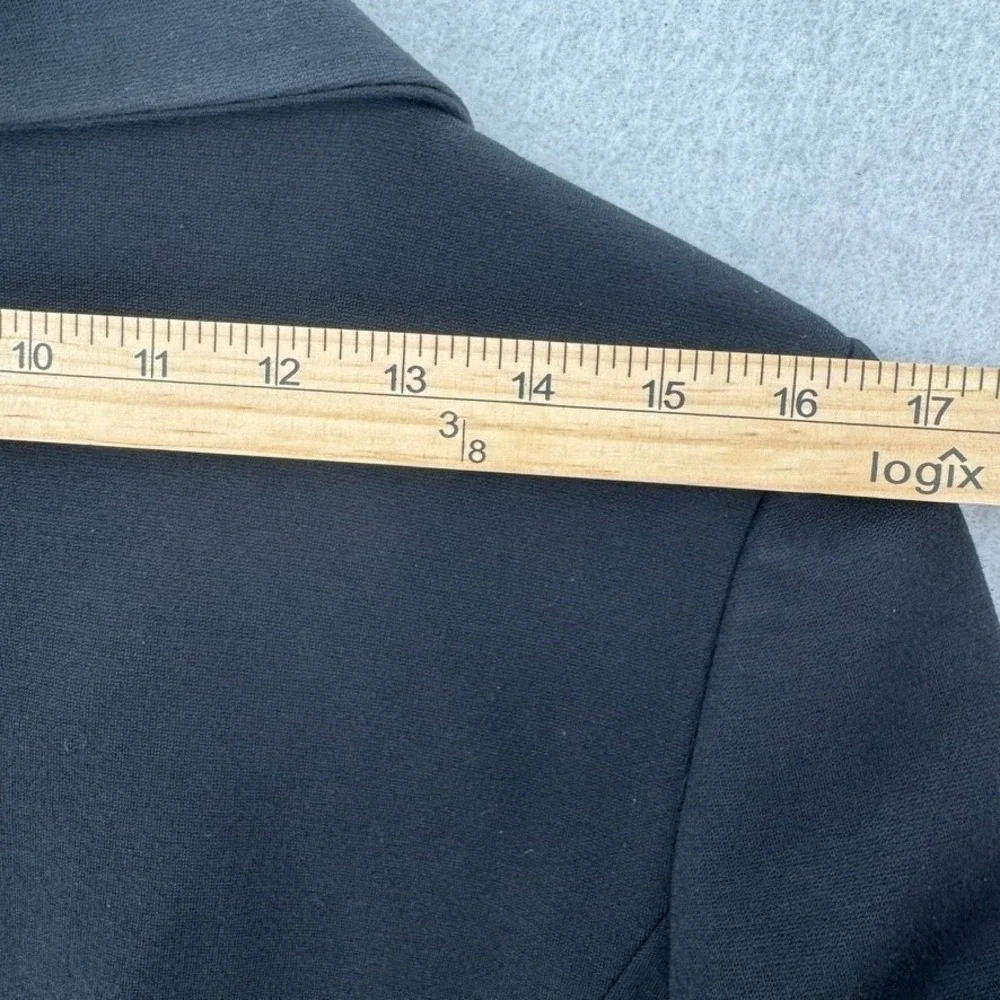 Theory Jacket Womens 10 Zip Front Long‎ Sleeve Cropped Tailored Collar Blazer